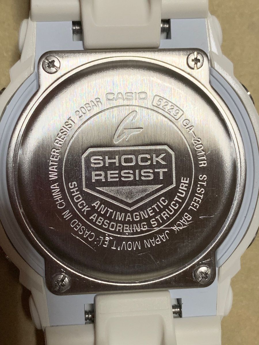 G-SHOCK GA-201TR ジーショック　白 腕時計 CASIO カシオ