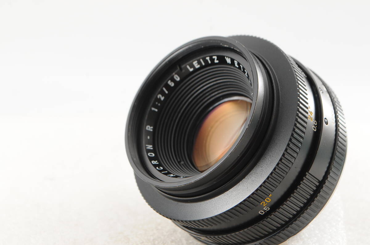 ★極美品★ Leica ライカ SUMMICRON-R ズミクロン 50mm F2 2カム LEITZ WETZLAR記載あり