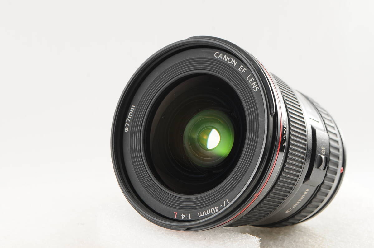 ★極美品★ Canon キヤノン EF17-40mm F4 L USM 箱付きの画像7