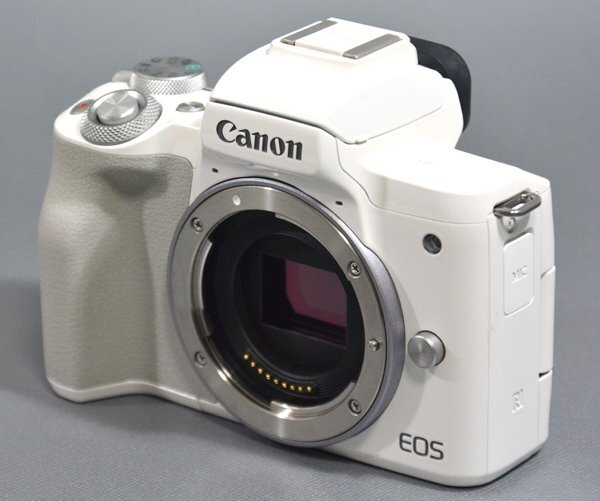 ★元箱付！CANON キャノン EOS Kiss M EF-M 15-45mm IS STM レンズキット ミラーレス デジタル一眼レフカメラ 美品！★の画像2