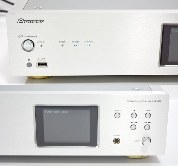 ★リモコン付！Pioneer パイオニア N-70A ネットワークオーディオプレーヤー 美品！★_画像4