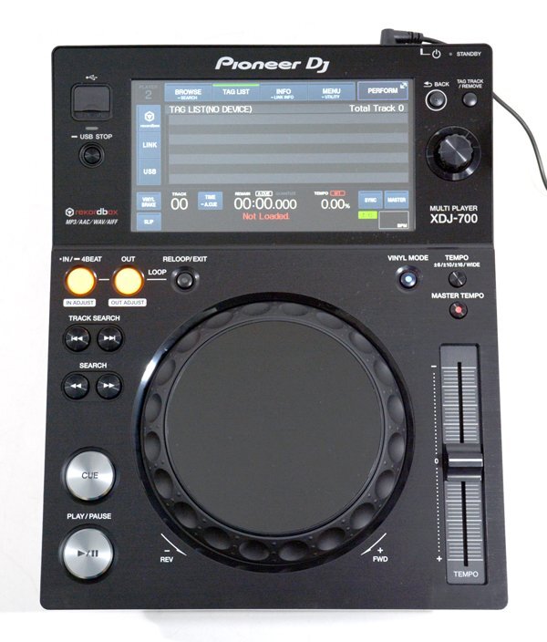 ★美品！Pioneer パイオニア XDJ-700 CDJ コンパクト DJマルチプレイヤー DJ機器 ①★の画像3