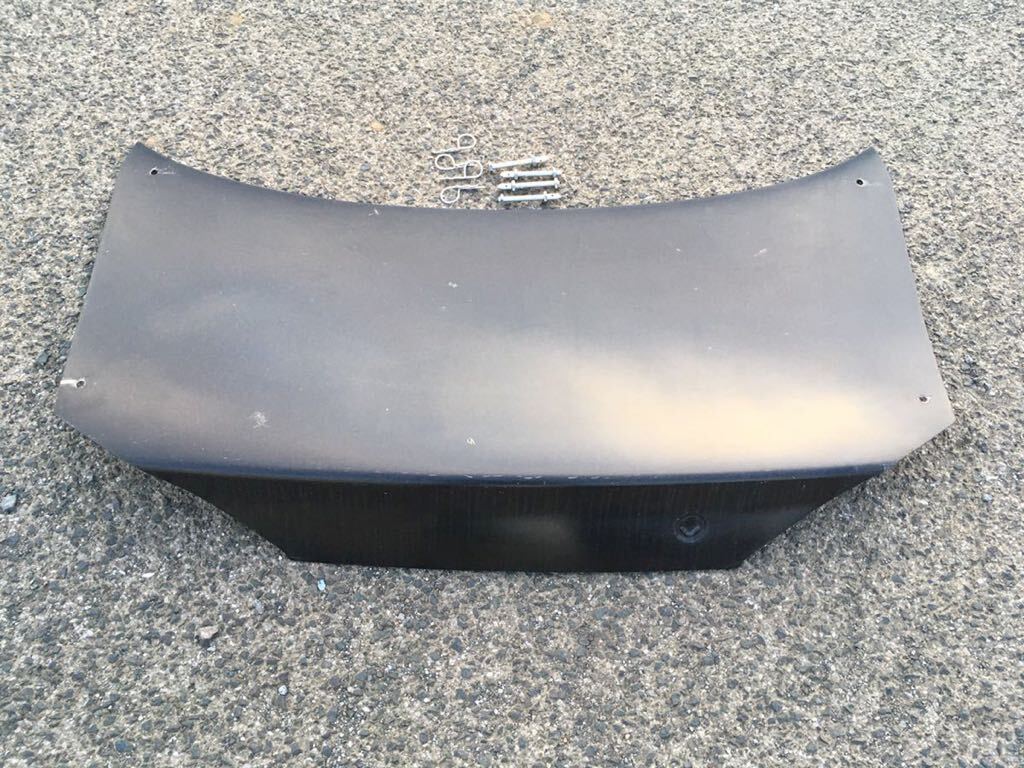 シルビア s15 トランク FRP 軽量 裏骨なし 漢前商会 黒 取り付け シルビア s15 トランク FRP 軽量 裏骨なし 漢前商会 黒 取り付け