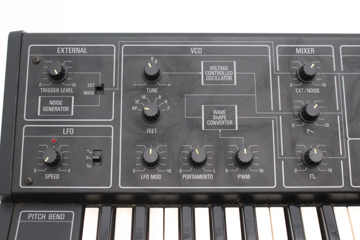 【ト石】 YAMAHA ヤマハ SYNTHESIZER CS-5 シンセサイザー 鍵盤楽器 EAZ01EWH59_画像3