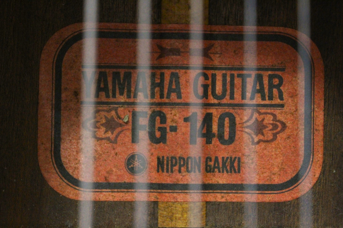【ト石】 YAMAHA ヤマハ FG-140 赤ラベル アコースティックギター EAZ01EWH60