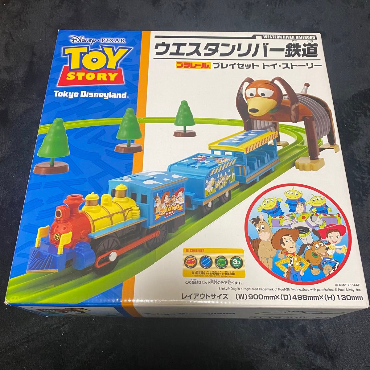 プラレール ウエスタンリバー鉄道 トイストーリー 美品