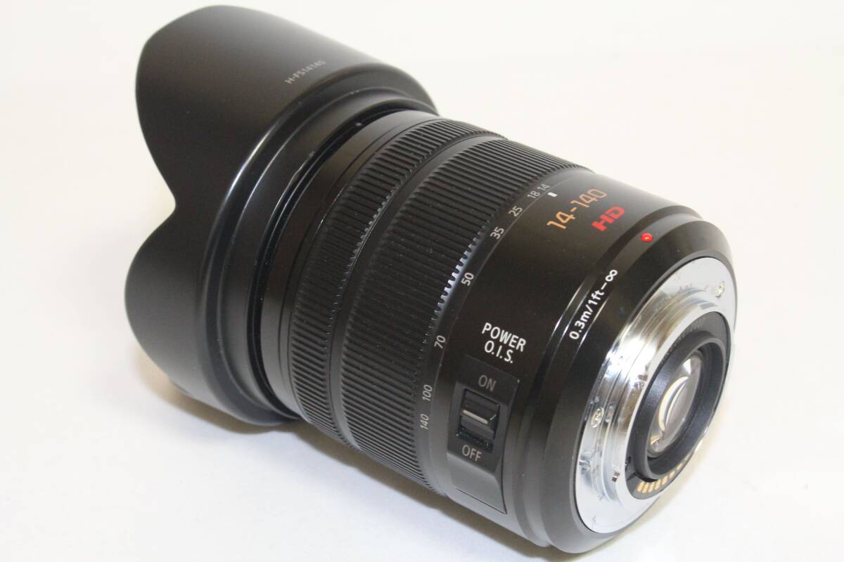 Panasonic パナソニック LUMIX G VARIO 14-140mm F3.5-5.6 ASPH. POWER O.I.S. ブラック (400-005)の画像9