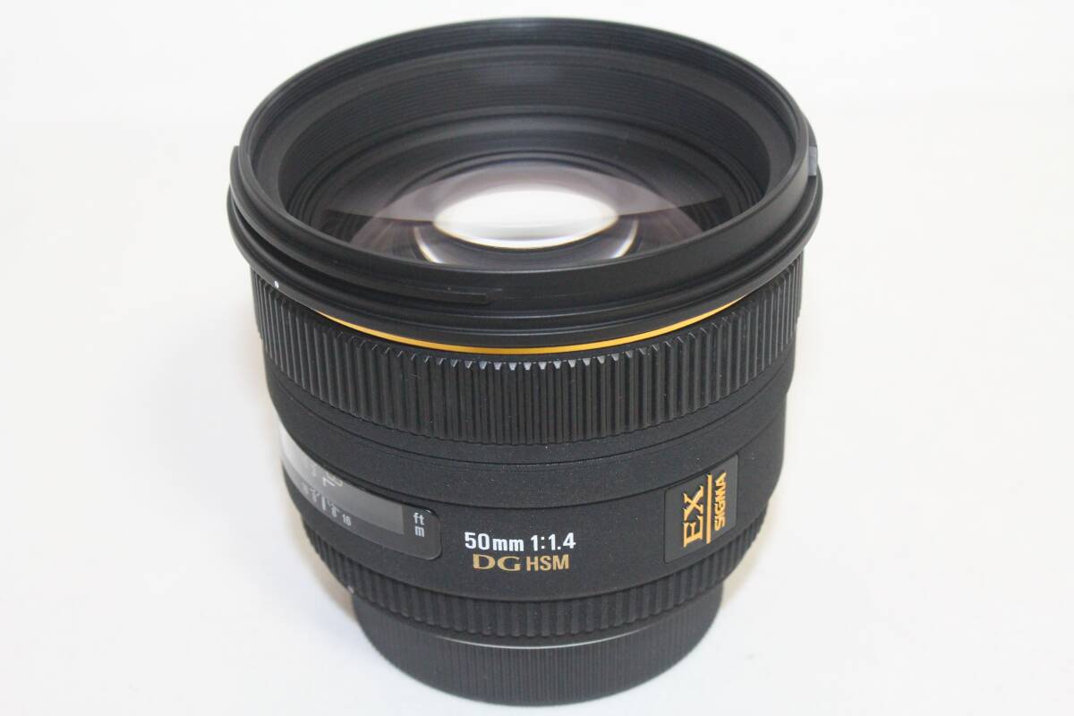 SIGMA シグマ 単焦点標準レンズ 50mm F1.4 EX DG HSM ペンタックス用 フルサイズ対応 310615 (400-009)の画像5