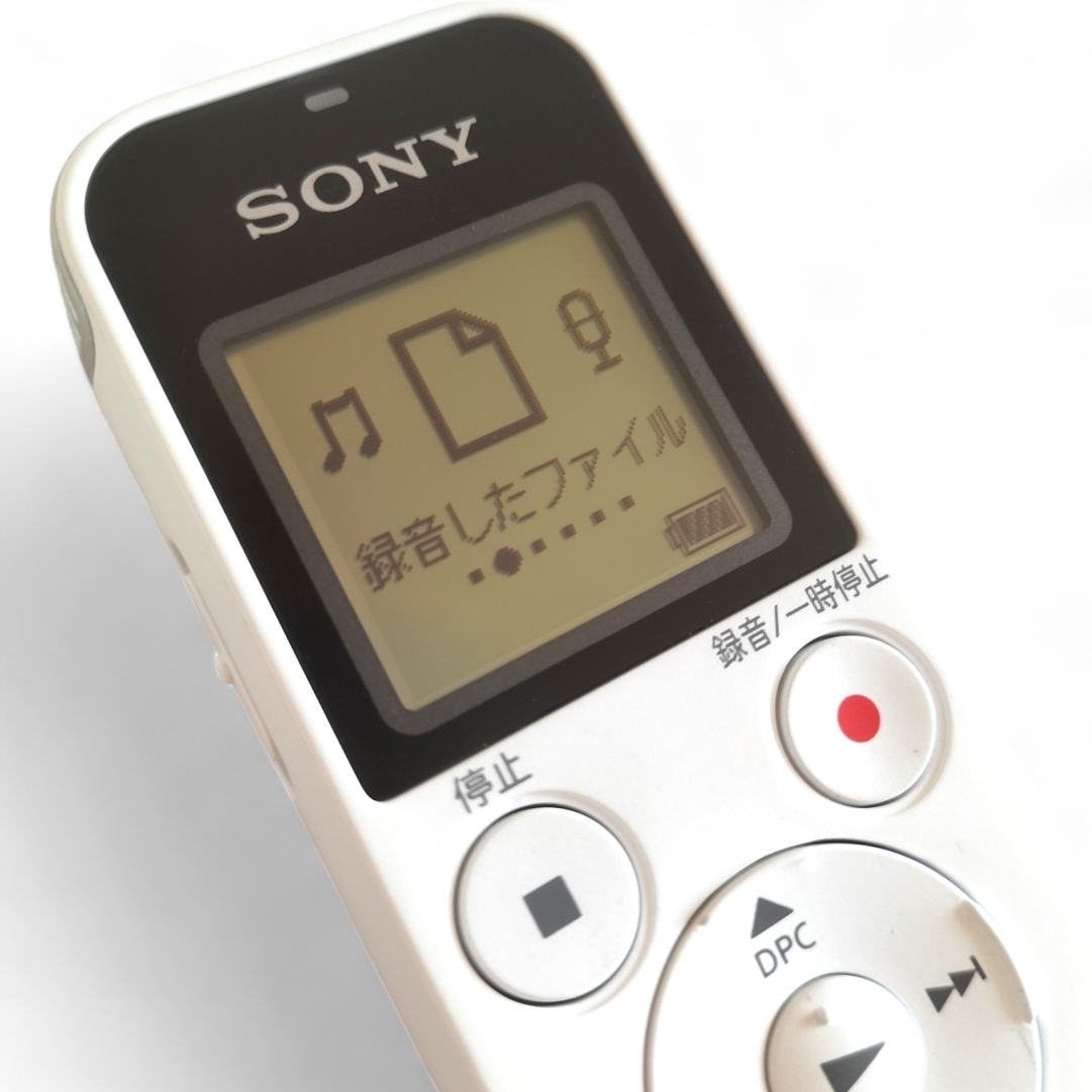 SONY ソニー ステレオICレコーダー ICD-PX470F ホワイト_画像2