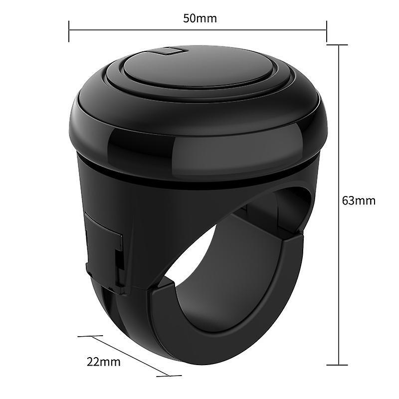 ハンドルスピンナー ブラック 黒 360度楽々回転 車庫入れ i_画像6