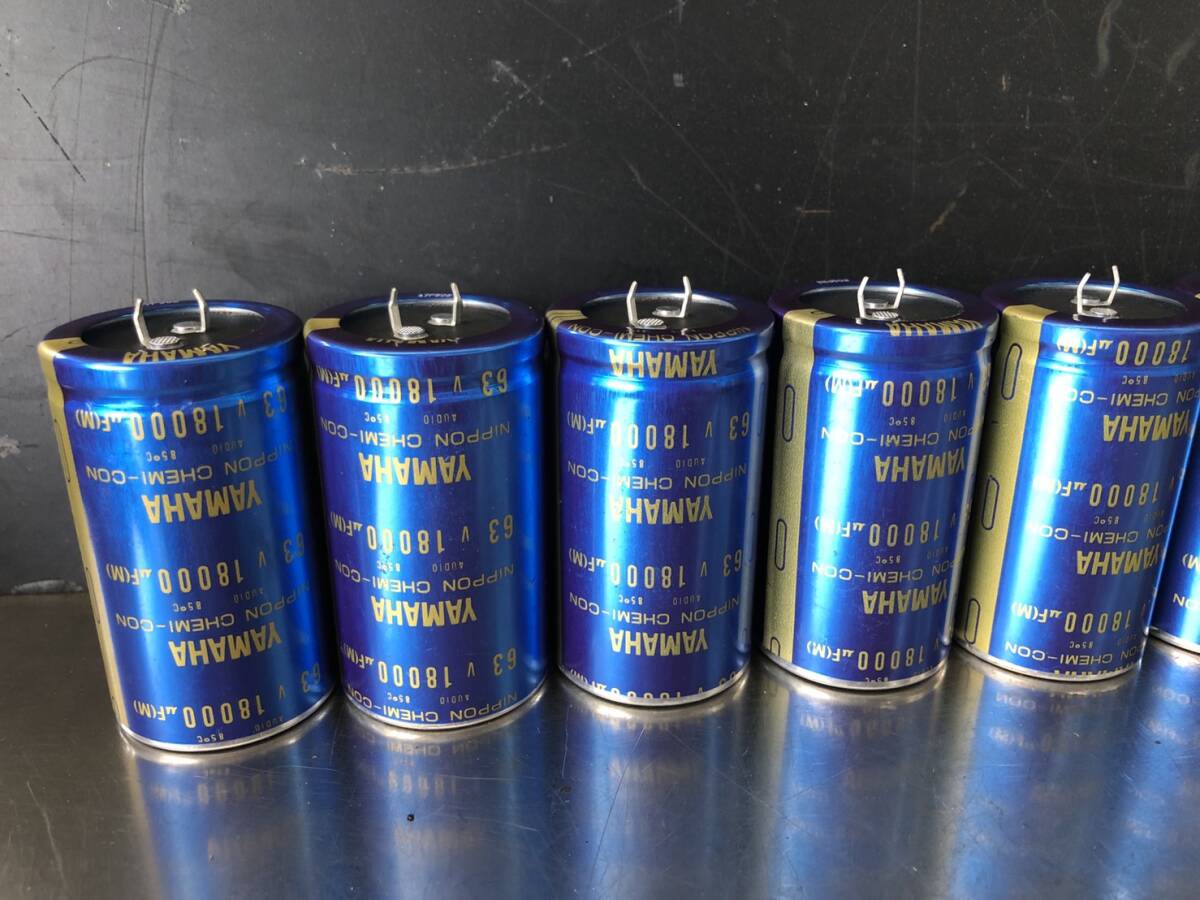  beautiful goods several equipped Nippon Chemi-Con NIPPON CHEMI-CON electrolytic capacitor 63v18000uF AUDIO audio electron parts 