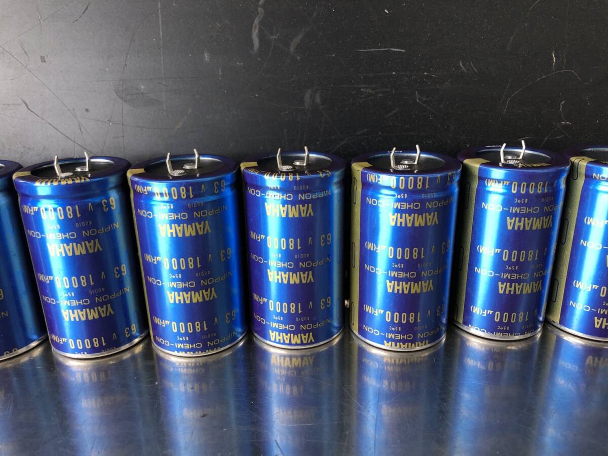  beautiful goods several equipped Nippon Chemi-Con NIPPON CHEMI-CON electrolytic capacitor 63v18000uF AUDIO audio electron parts 