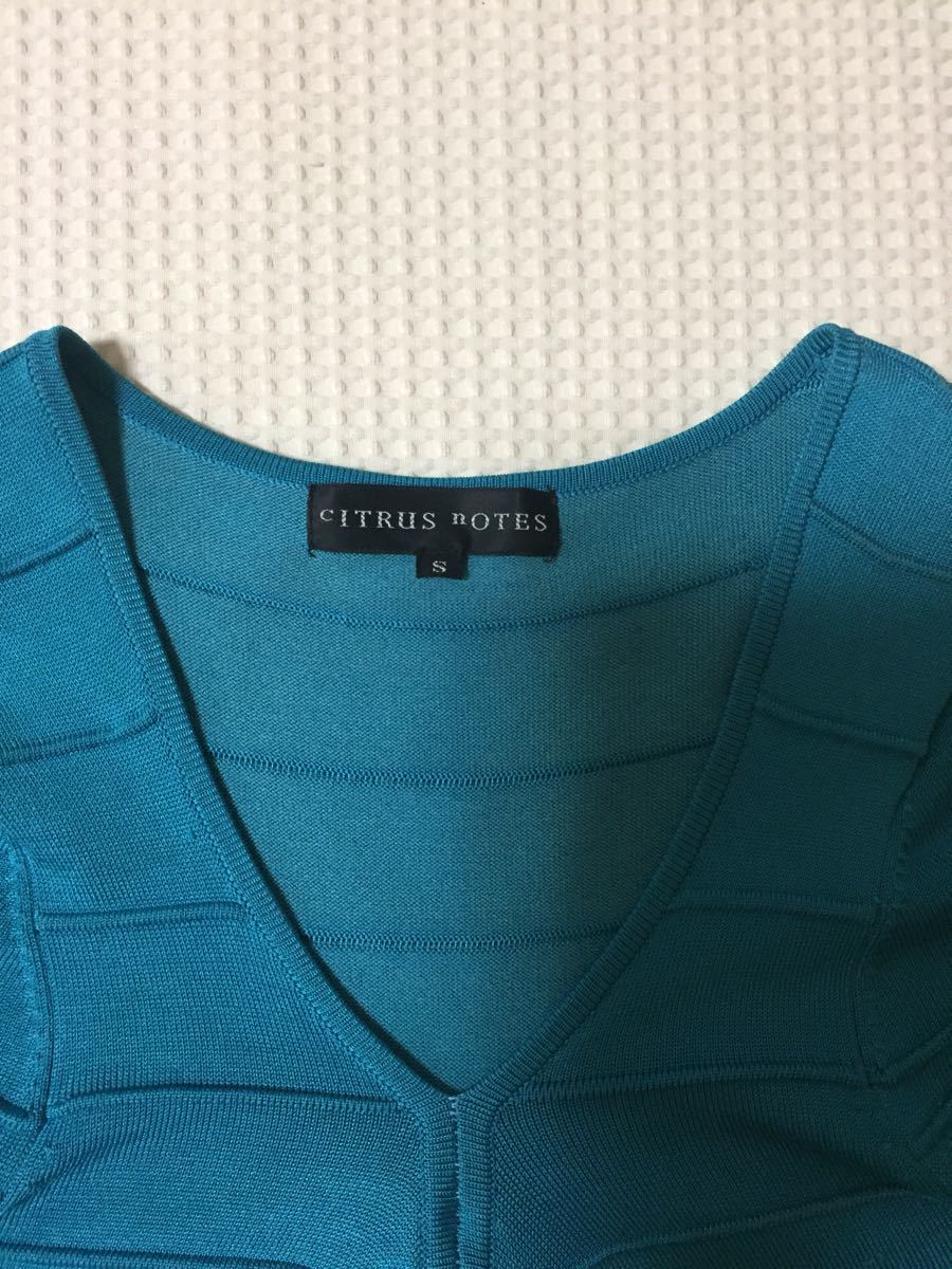 37. Citrus Notes * short sleeves One-piece * blue green group * size S