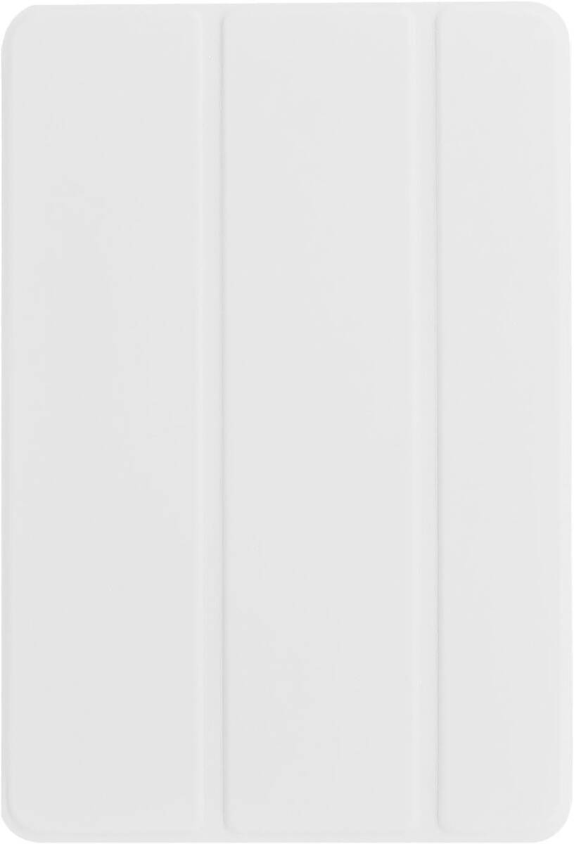 iPad mini 1/2/3 用 PU レザーカバー +ハードケース 超薄 軽量型 スタンド機能 スマートカバー ケース 三つ折 ホワイト 白の画像2