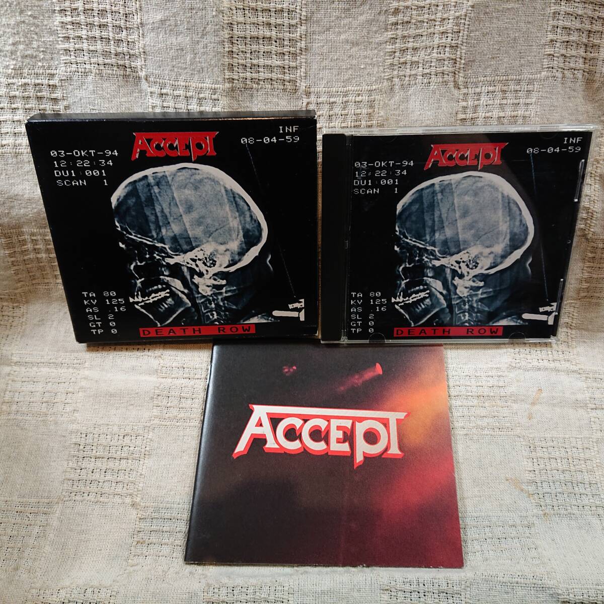 ACCEPT DEATH ROW アクセプト 美品 CD 帯付き 送料定形外郵便250円発送 [Af]の画像1