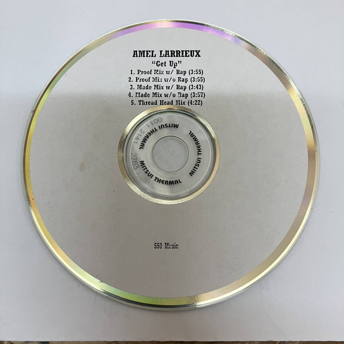裸クリアボックス HIPHOP,R&B AMEL LARRIEUX - GET UP シングル CD 中古品の画像1