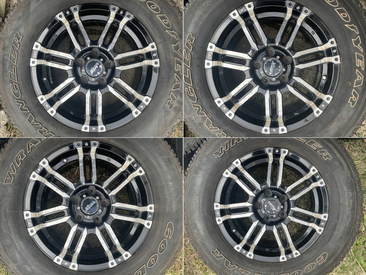 【札幌発】 225/75r16 7J +42 114.3 グッドイヤー ラングラー ＡＴ サイレントトラック ホワイトレター CX-5 バリ山 GOODYEAR WRANGLER WL の画像2