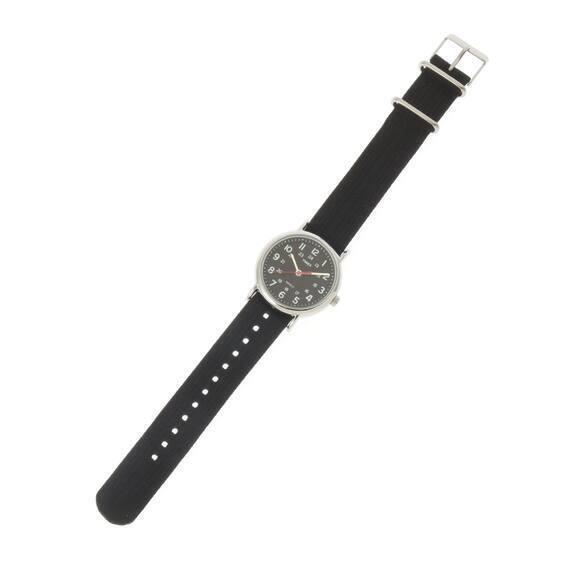 TIMEX Timex Weekender we kenda-T2N647 наручные часы нейлон ремень мужской женский унисекс черный 