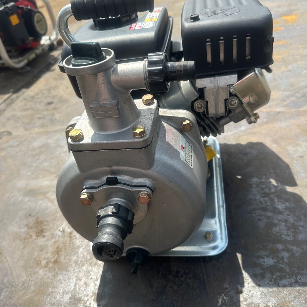 中古 KOSHIN 工進 HIDELS PUMP ハイデルスポンプ KM-25F エンジンポンプ _画像6