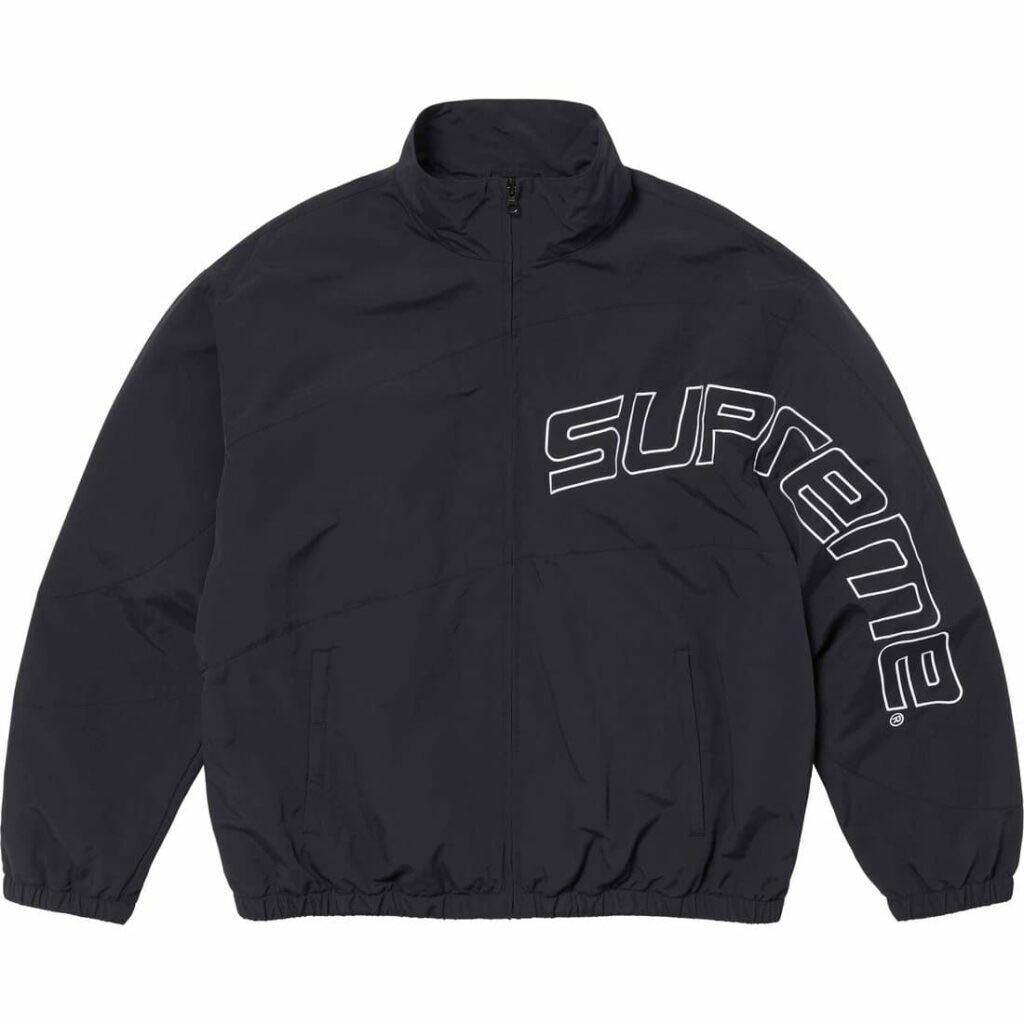 【L】新品 24SS Supreme シュプリーム Curve Track Jacket カーブトラックジャケット Black ブラック 黒の画像1