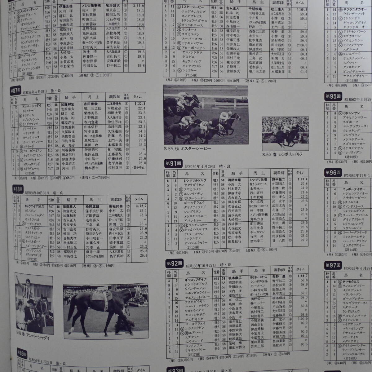 00508【LD 3枚組】「中央競馬GⅠシリーズ 天皇賞史 - 最強馬への夢 -」の画像6