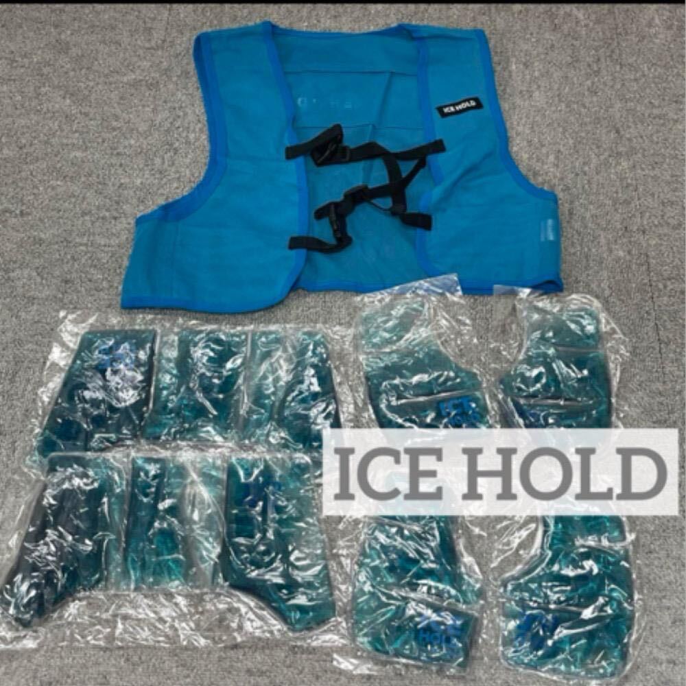 ICE HOLD BODYFIT 保冷剤 ベスト 軽量 ブルー 青 フリーサイズ_画像1