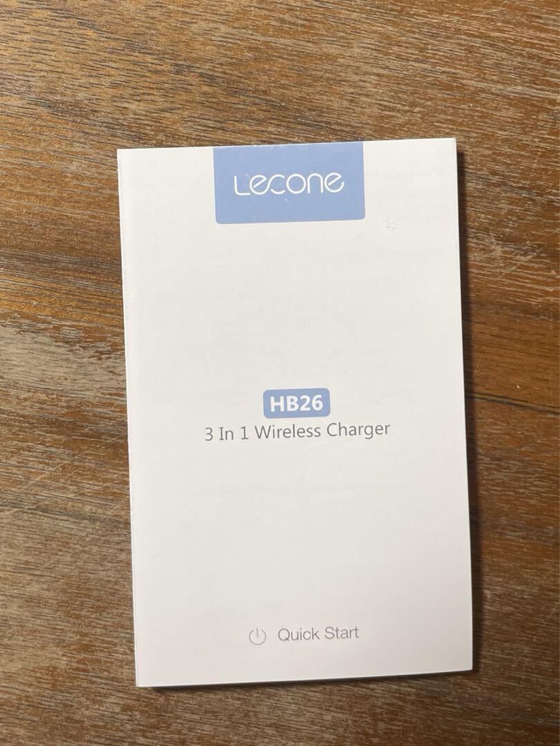 LECONE HB26 3in1 ワイヤレス充電器 iphone