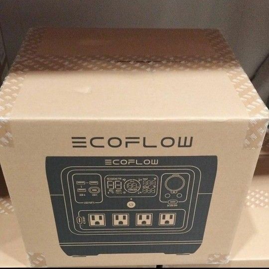 【新品】EcoFlow ZMR620-B-JP ポータブル電源 RIVER2 Pro