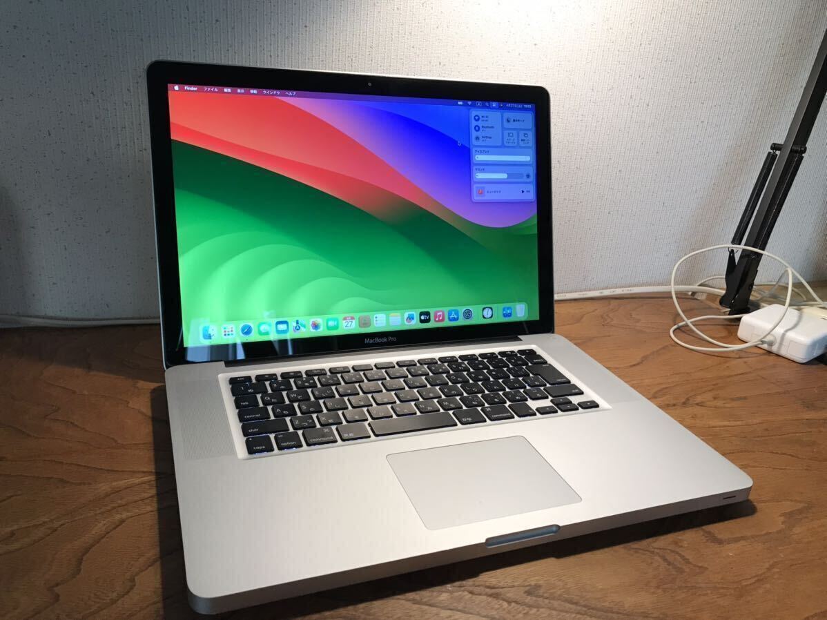 Apple MacBookPro Core i7 16G 128G☆macOS Sonoma 14.4.1(15-inch、Mid2012)訳アリ品の画像1