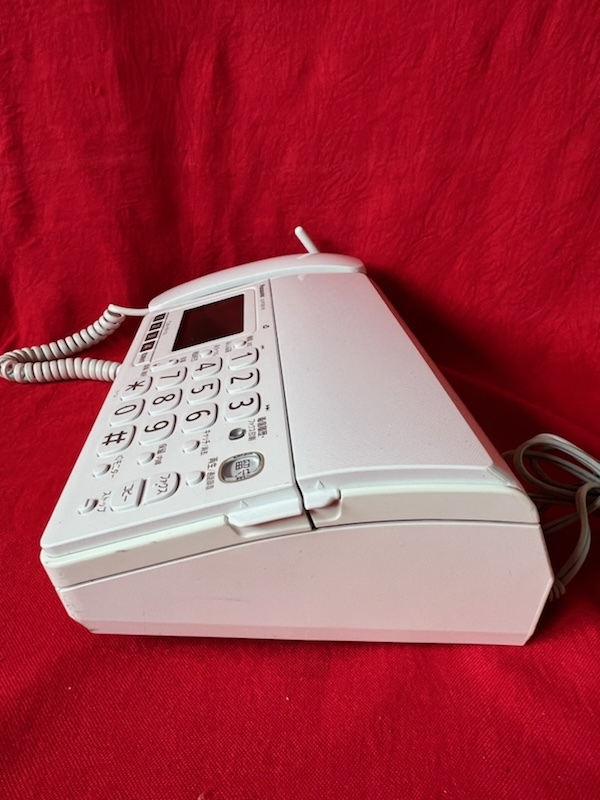  текущее состояние распродажа l цифровой беспроводной телефонный аппарат lPanasonic Panasonic KX-PD303-W personal факс lFAX не проверено 
