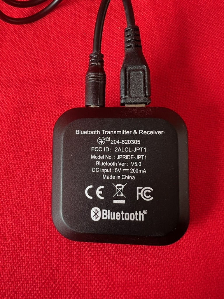 JPRiDE JPT1 Bluetooth ver 5.0 超小型 トランスミッター & レシーバー_画像2