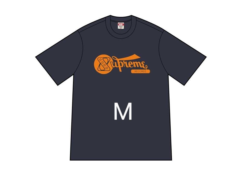 Tシャツ・カットソー Supreme Records T-Shirt Navy Supreme Records Tee