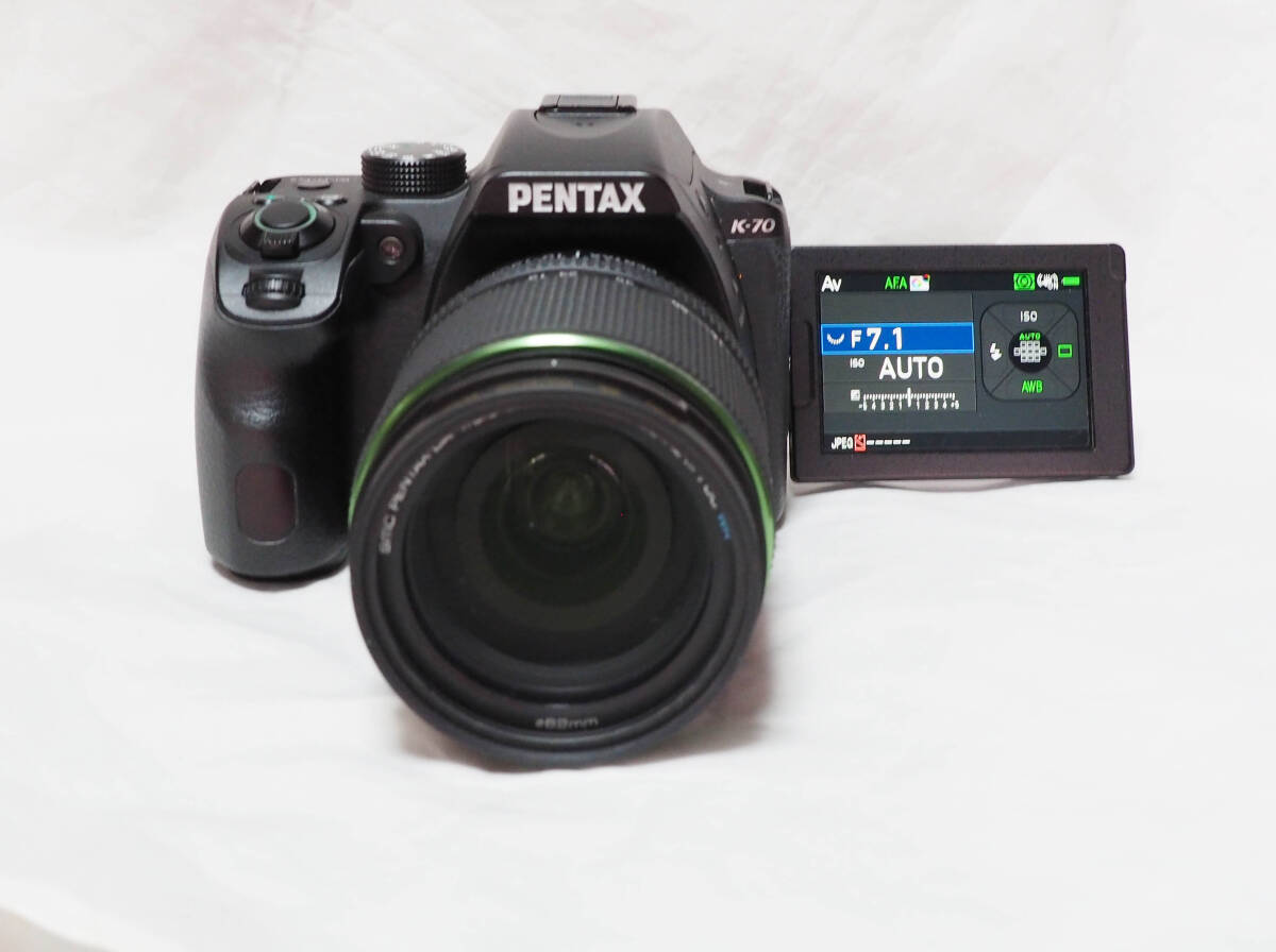 4483ショット★ペンタックス PENTAX K-70 K70 18-135mm ED WR ズームレンズキット 正常作動 美品
