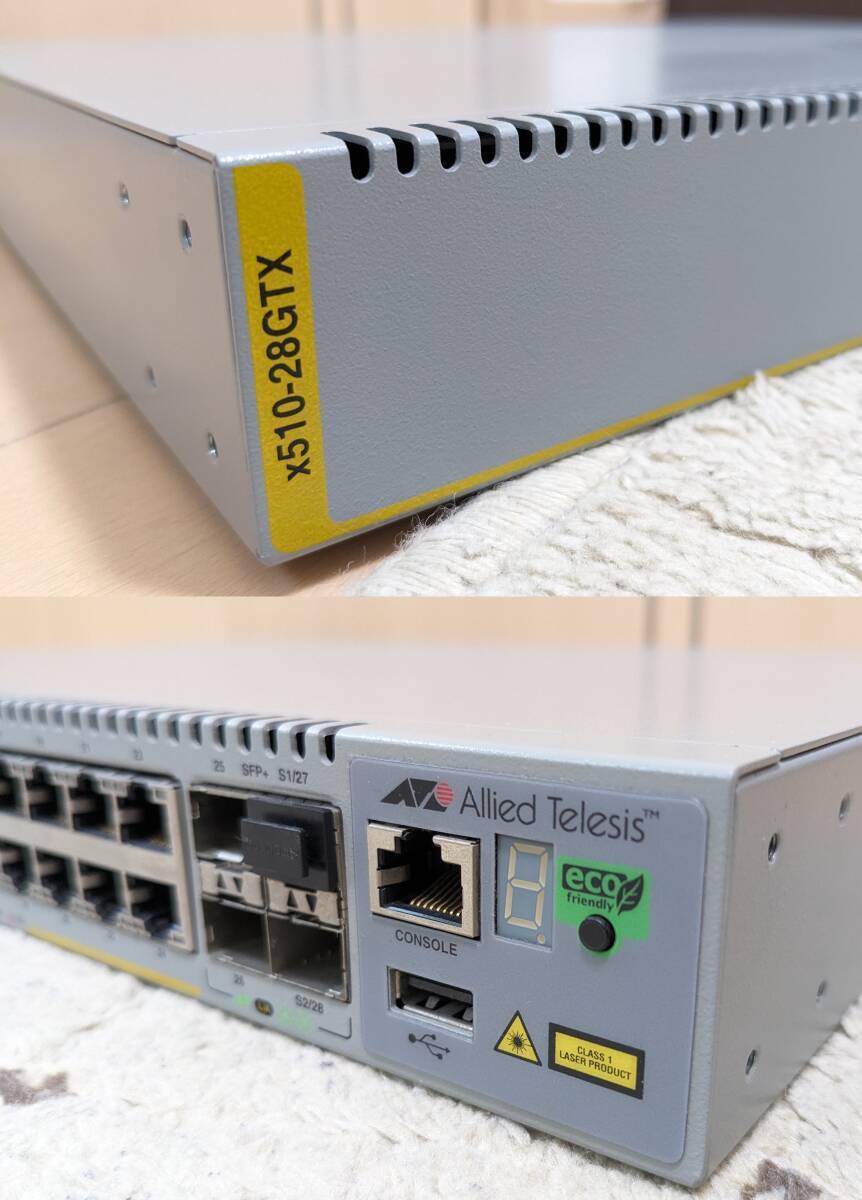  beautiful goods Allied telesisa ride teresisAT-x510-28GTX Gigabit Layer -3 switch 