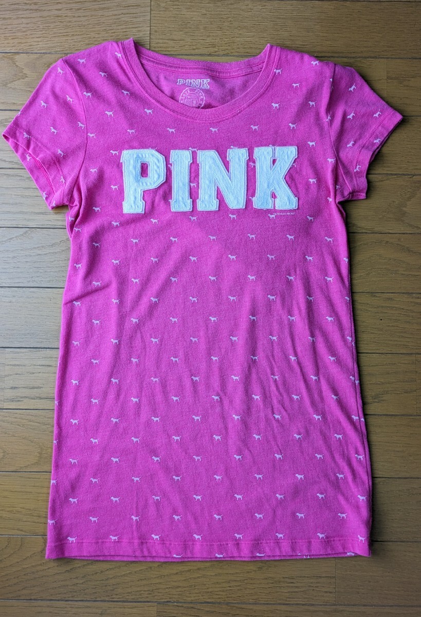 松田聖子さん着用　Tシャツ　ピンク　S　#フェリシアクラブ　#フローレスセイコ　#聖子ちゃん　#お揃い　#おそろい_画像1