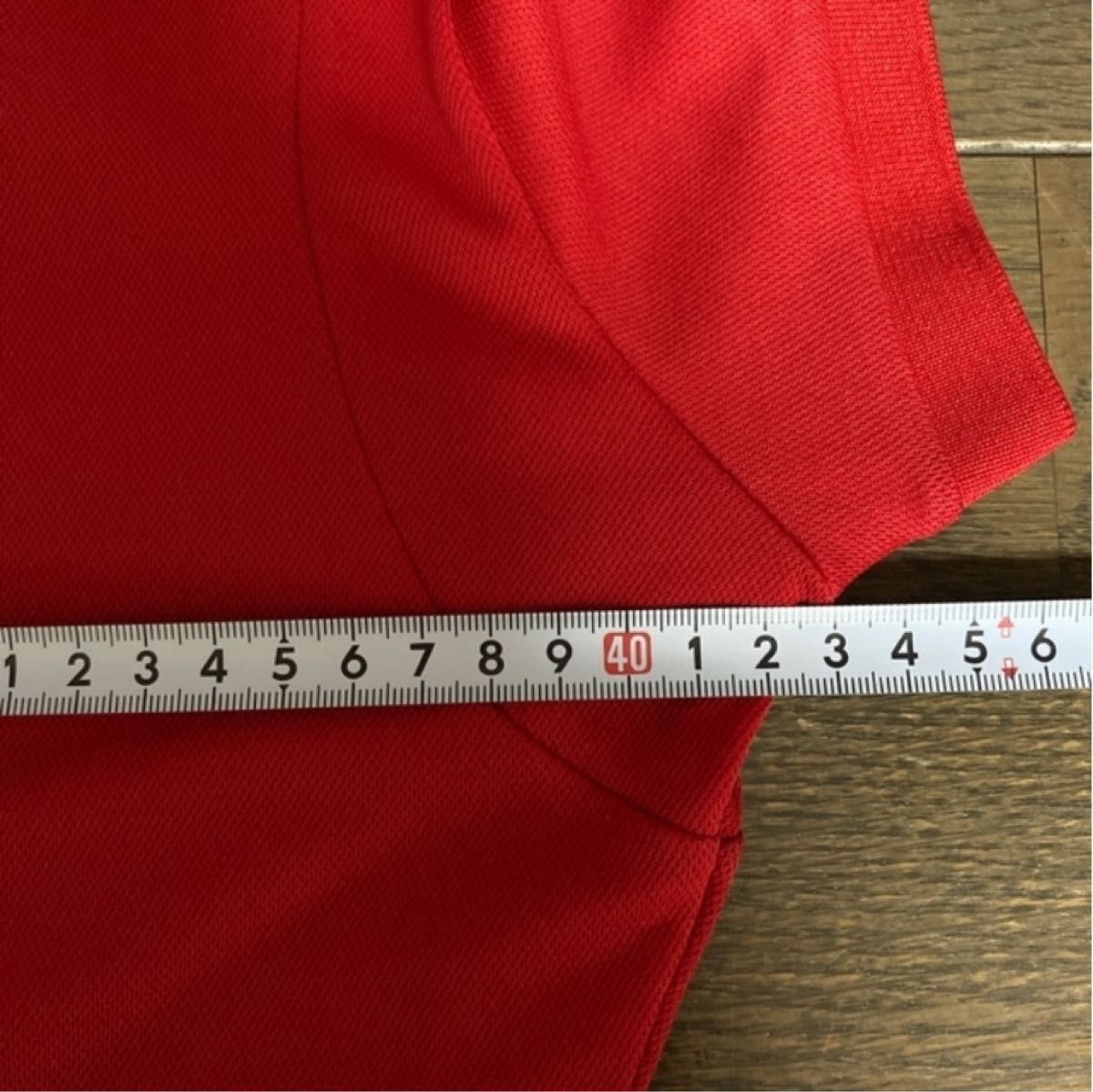 ☆美品☆ ジュンアンドロペ　レディース　ゴルフウェア ポロシャツ　赤　M サイズ