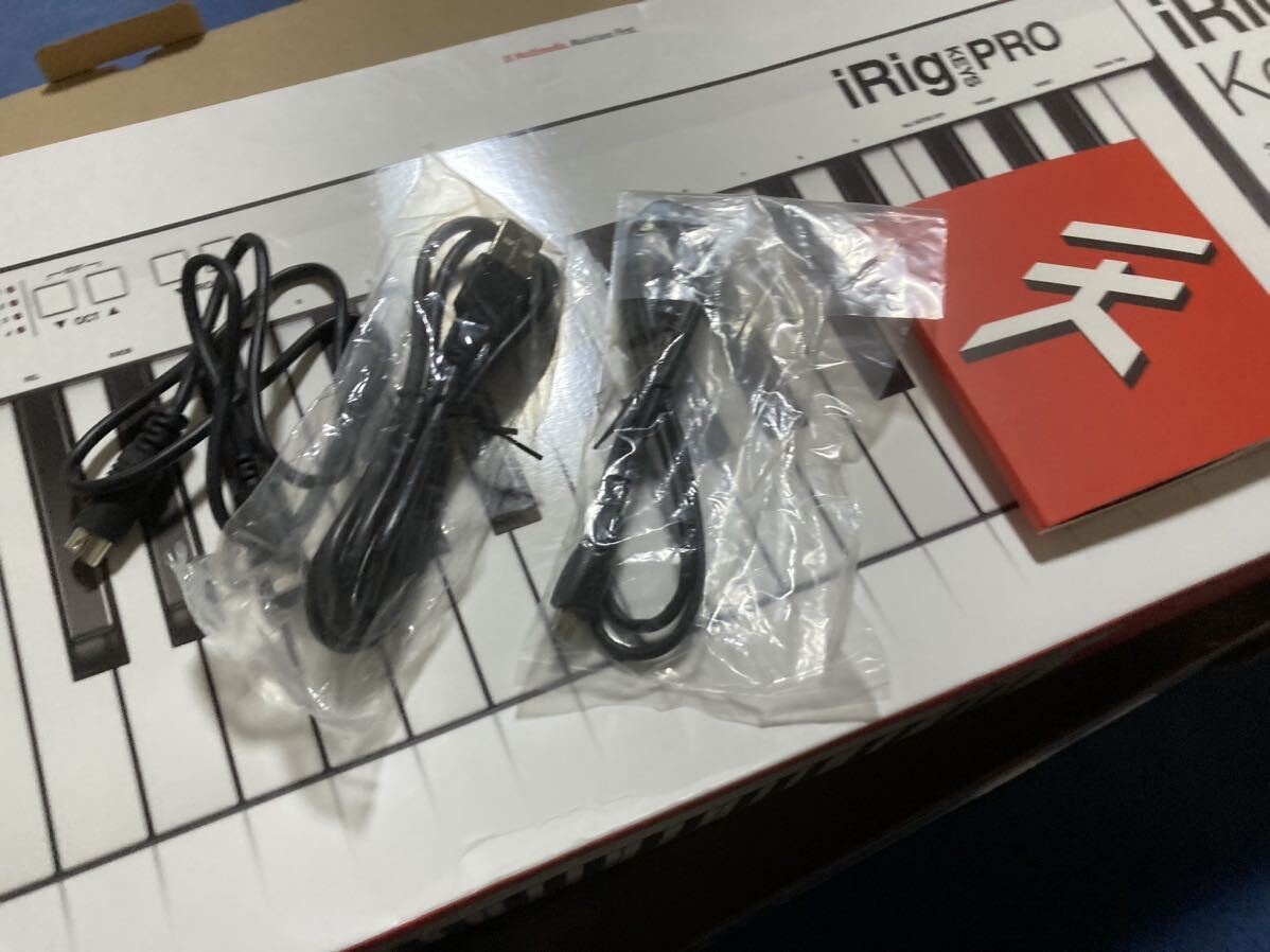 ★新品同様! IK Multimedia iRig Keys Pro iphoneやpc接続で現場レベルのオペレーションの画像2