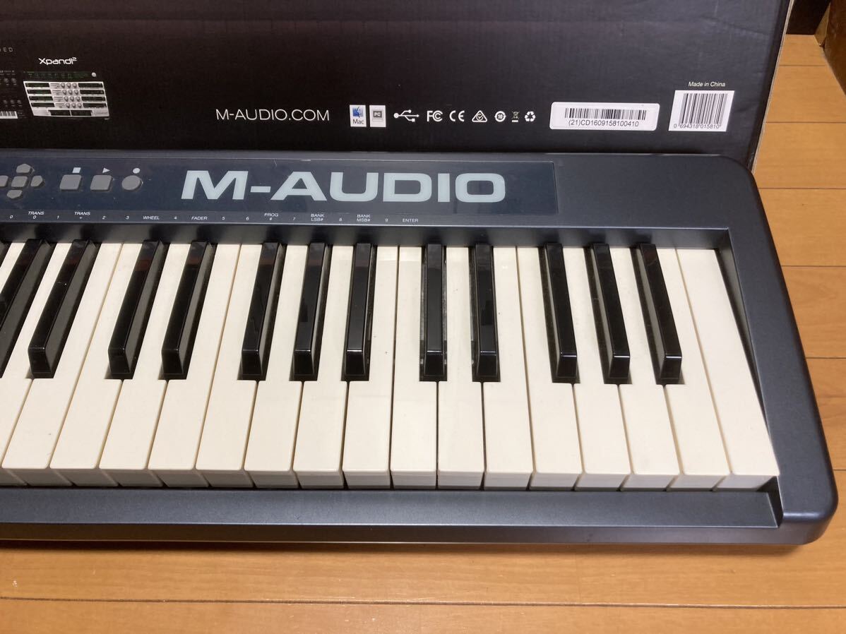 ★新同動作品! m-audio USB midi キーボード KEYSTATION 61 コントローラー エムオーディオの画像4