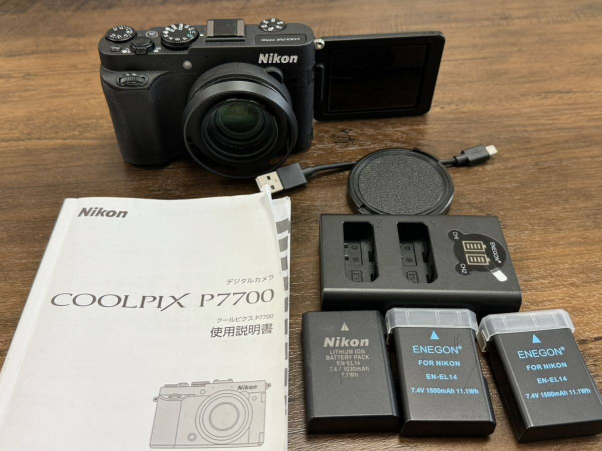 Nikon デジタルカメラ COOLPIX P7700 大口径レンズ バリアングル液晶 美品_画像6