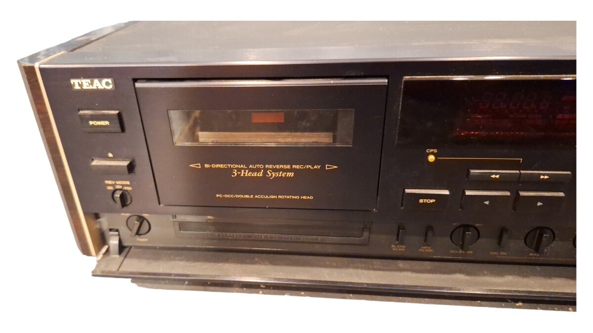 21367 TEAC/ティアック/R-9000/1989年頃/オートリバースデッキ/カセットデッキ/家電/当時物/オーディオ/音響機器/コレクター収集の画像3