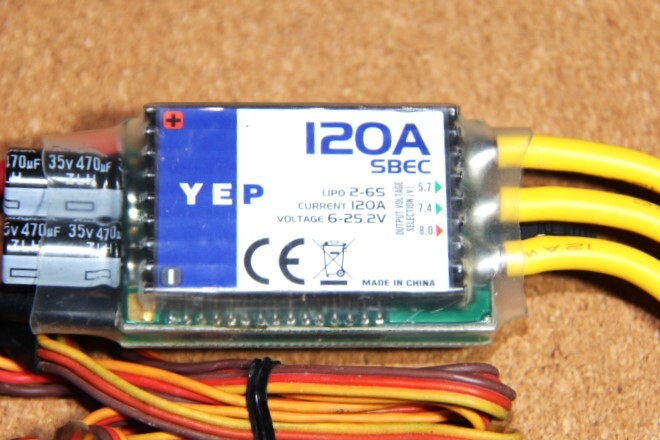 YEP 120A LV ESC( усилитель )2S-6S соответствует 12A BEC есть (5.7V7.4V8.0V мощность ) program карта есть T-REX550 GOBLIN580 NIMBUS550 и т.д.!