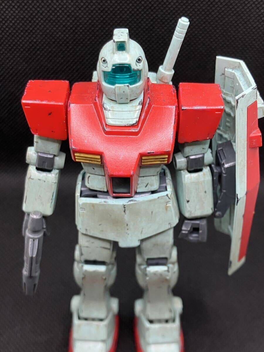 BANDAI バンダイ HG 1/144 RGM-79 ジム GM 機動戦士ガンダム ウェザリング塗装済 成形色仕上げ ガンプラ_画像7