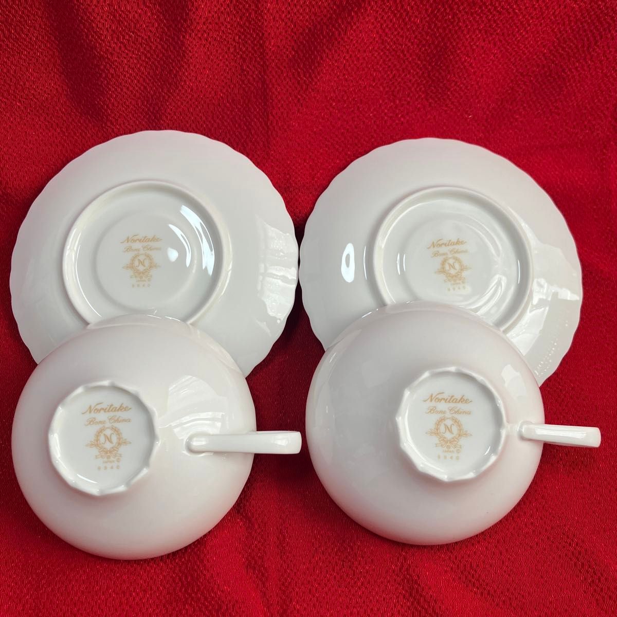 Noritake キューティーローズ カップ&ソーサー2客セット 未使用 Noritake キューティーローズ カップ&ソーサー2客セット 未使用