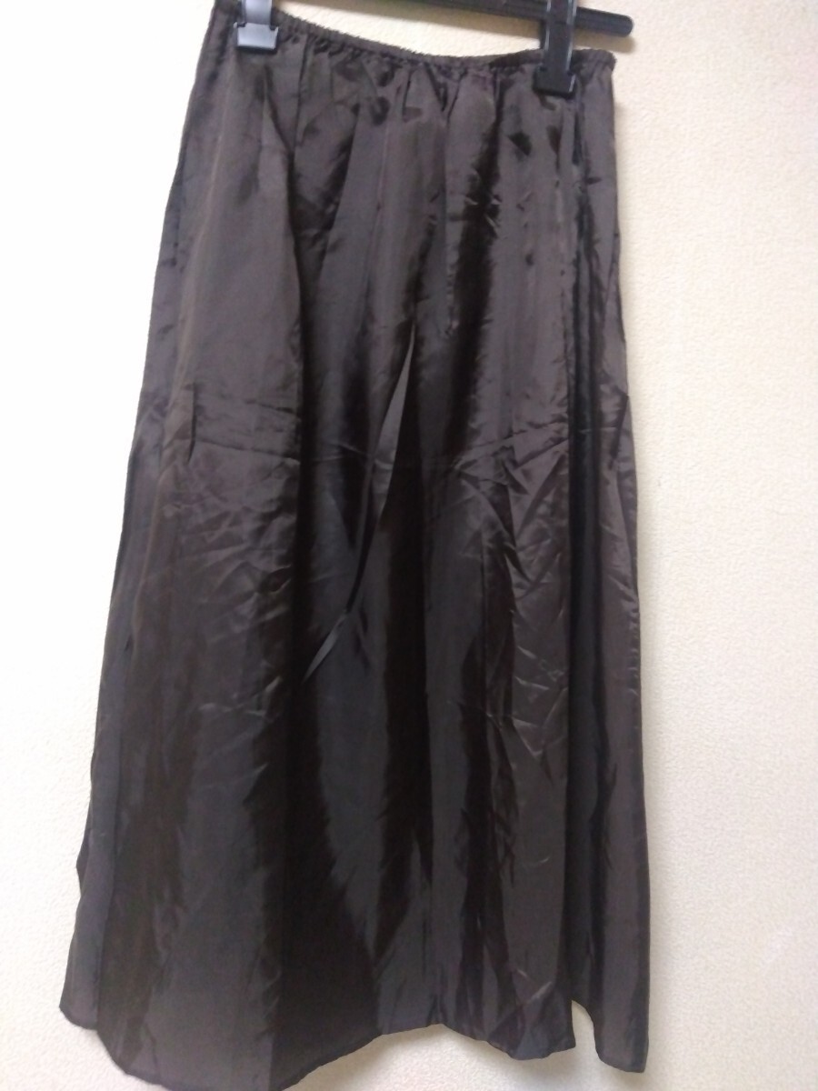 新品同様正規品　AULA アウラ　2WAYチュールプリーツスカート　0 　定価約3万5千円_画像4
