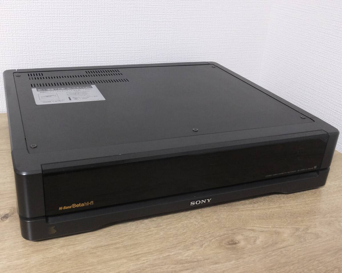 SONY Betamax ベータマックス SL-2100 ベータ カセットレコーダー 付属品無し 通電確認のみ 動作未確認 ジャンク扱い 現状品の画像1