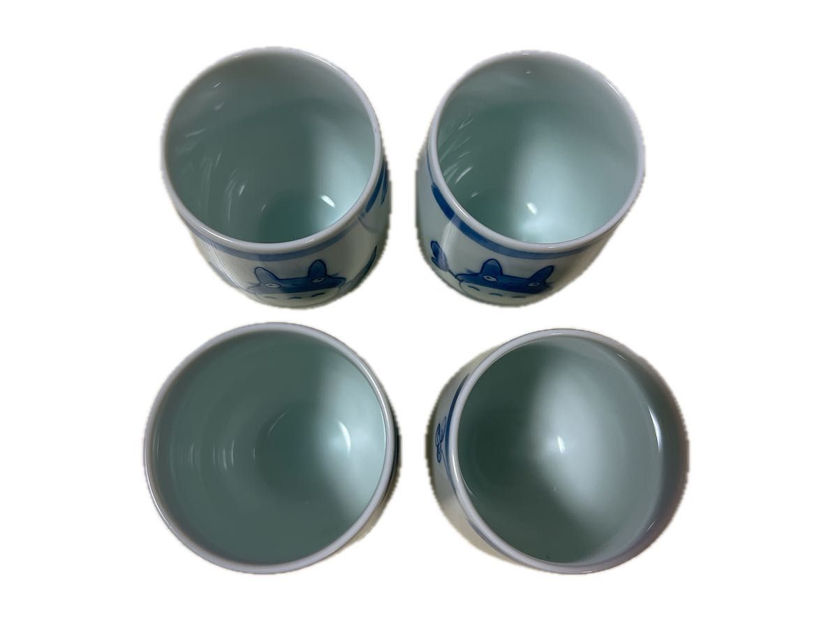 となりのトトロ　湯呑み4個セット　Noritake　ジブリ　和風