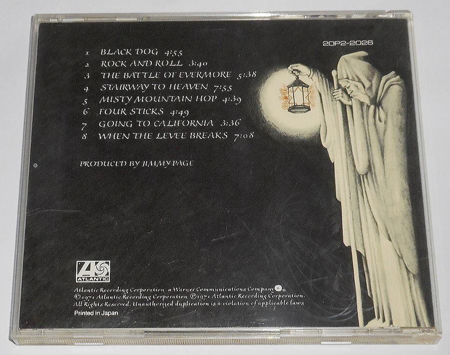 88年発売盤◎解説・歌詞付『レッド・ツェッペリン IV』Led Zeppelin★永遠の名曲,天国の階段は米国図書館の永久保存録音物と2023年認定_画像2