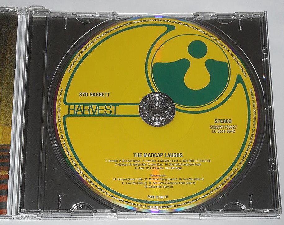 2010年発売EU盤『The Madcap Laughs +6：Syd Barrett』シド・バレット 70年作品★別世界の名盤と言われる,アシッド・フォーク孤独の狂気歌_画像3