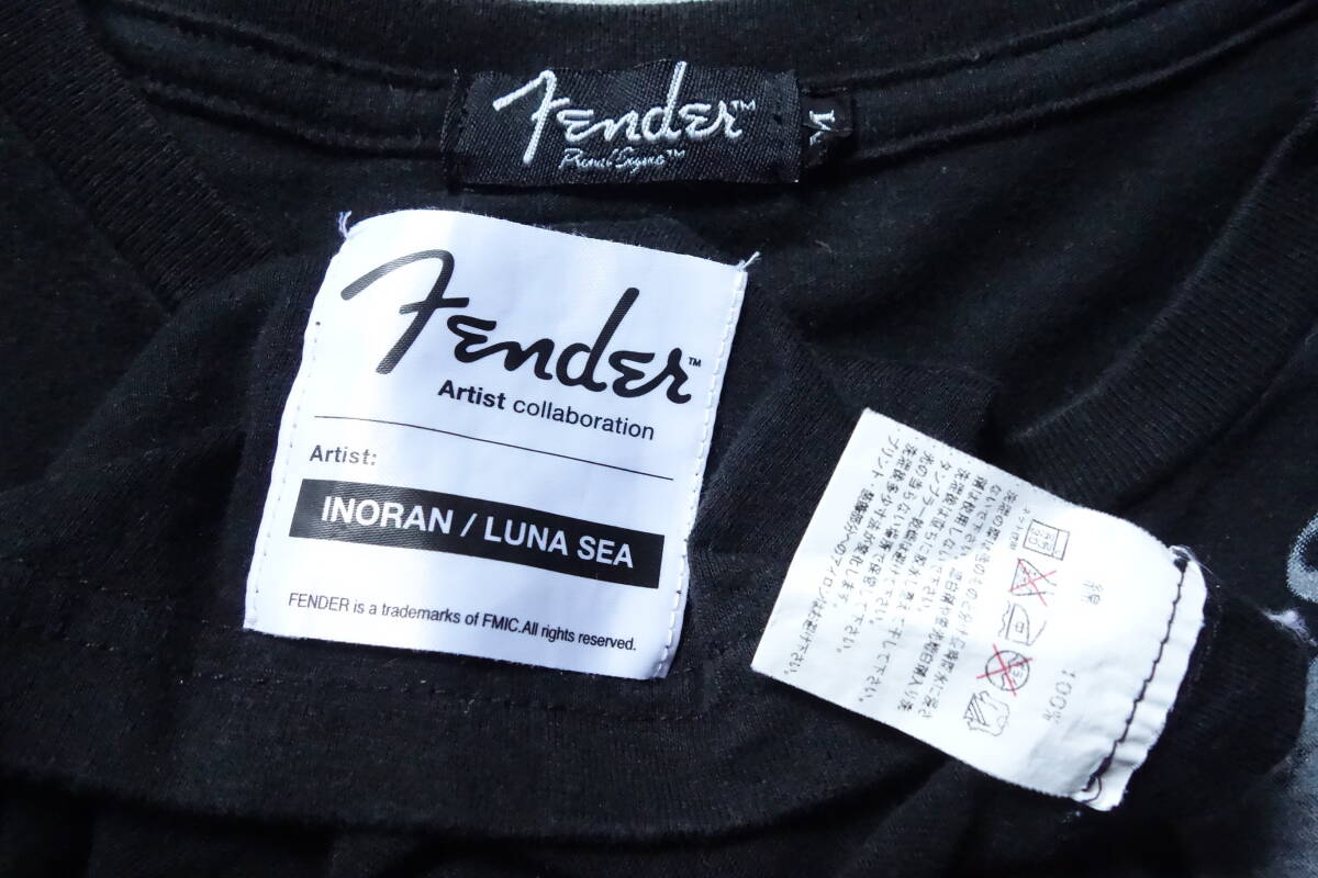 INORAN Fender コラボ Tシャツ Mサイズ Jazz Master ☆LUNA SEA イノラン フェンダー_画像9