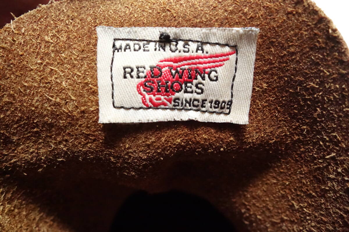 レア 1997年製 RED WING レッドウイング☆875 刺繍羽タグ 8E ★26cmの画像8